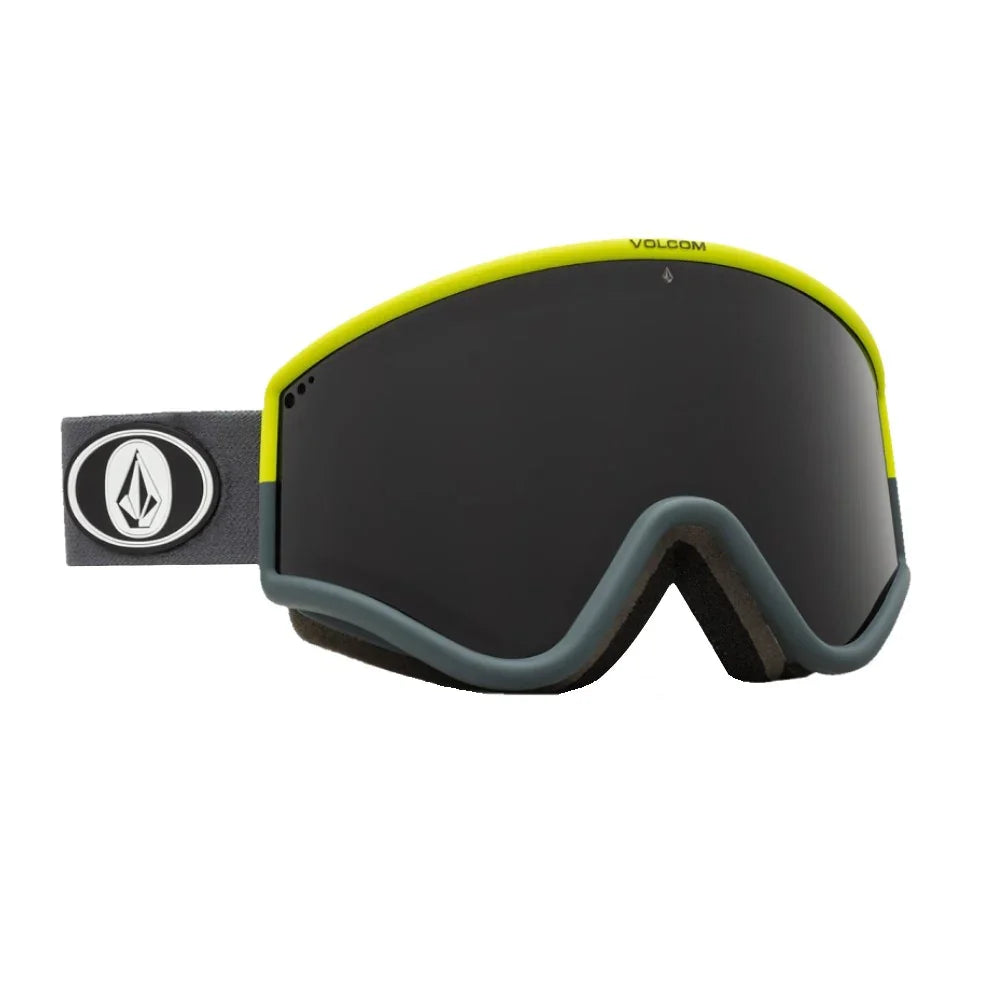 The Volcom Yae Goggles 2023 in Citrus Grey