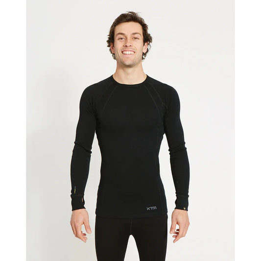 The XTM Merino Men's 230 Thermal Top 2023 in Black