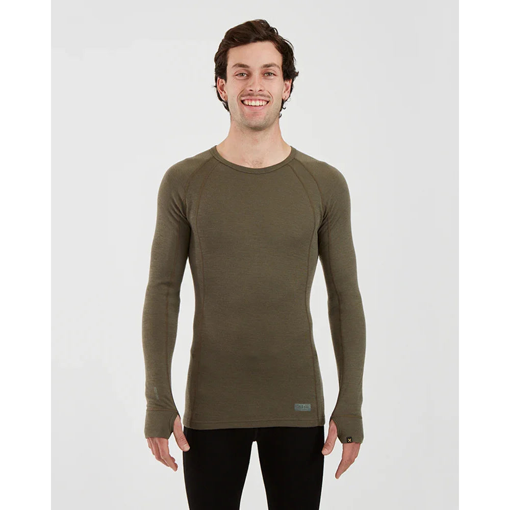 The XTM Merino Men's 230 Thermal Top 2023 in Ivy Green