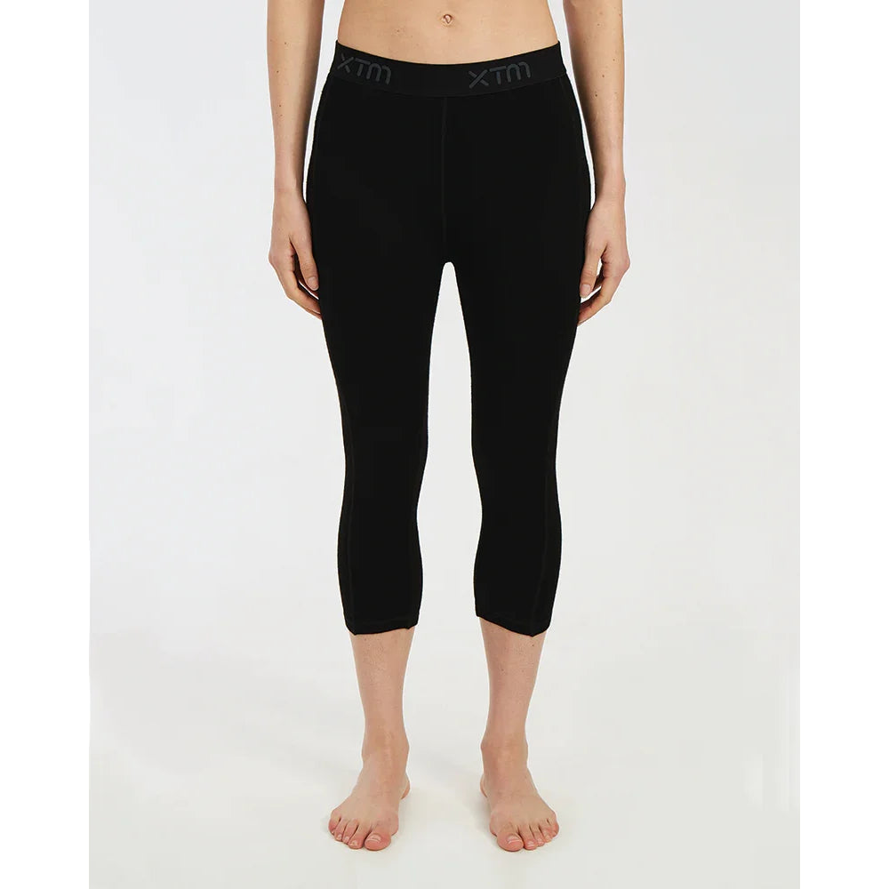 The XTM Merino Women's 3/4 230 Thermal Pants 2023 in Black