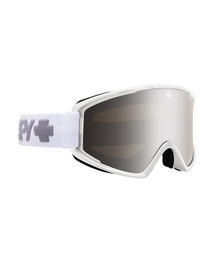 Spy Crusher Elite Matte White - HD Bronze w/ Silver Spectra Mirror