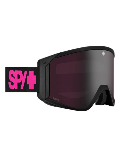 Spy Raider Goggles Neon Pink Happy ML Rose Black Spectra Mirror