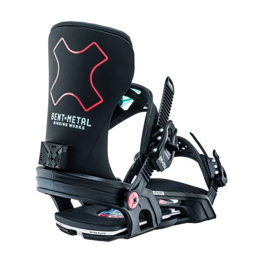 The 2023 Bent Metal Stylist Black Women's Snowboard Binding