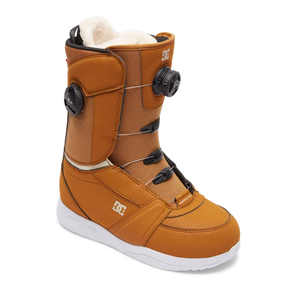 The 2023 DC Lotus Brown Women's Snowboard Boot