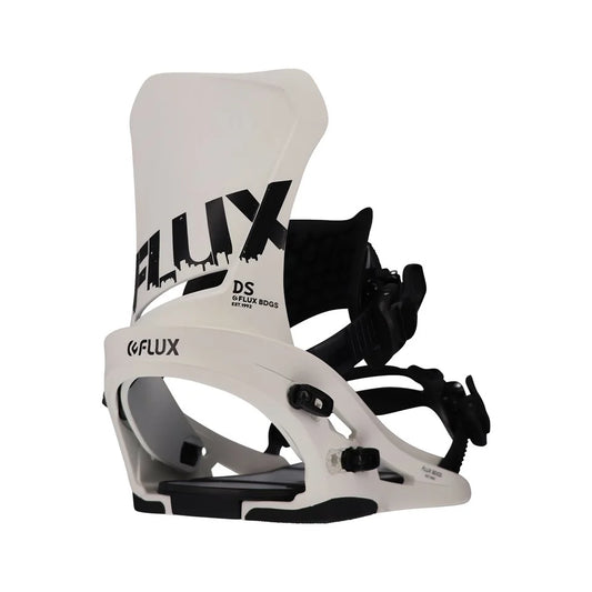 The 2023 Flux DS White Men's Snowboard Binding