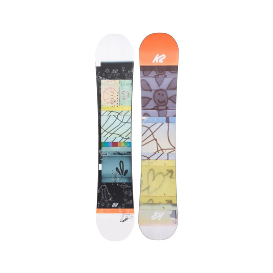 The 2023 K2 Medium Men's Snowboard in white