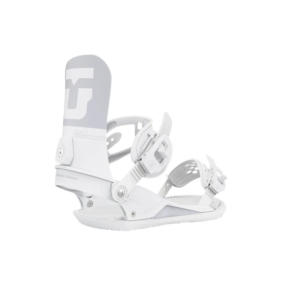 The 2023 Union Legacy White Team HB Women's Snowboard Binding