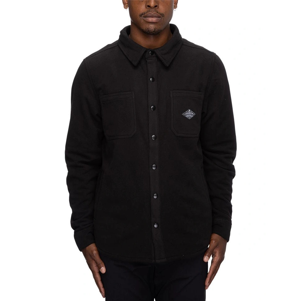 The 2024 686 Men's Sierra Fleece Flannel Black