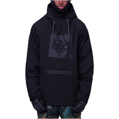 The 2024 686 Men's Waterproof Hoody Black