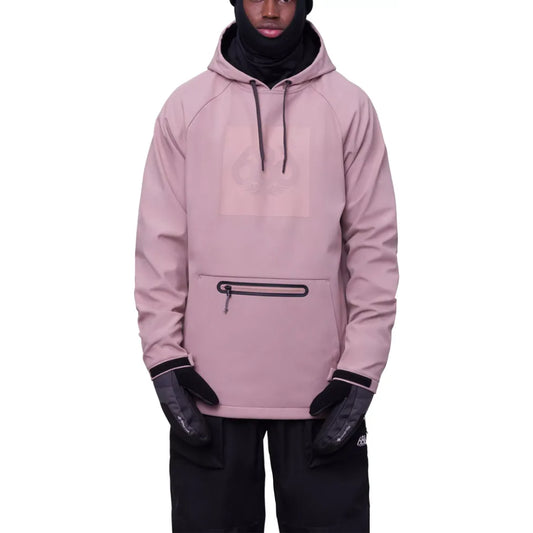 The 2024 686 Men's Waterproof Hoody Dusty Mauve