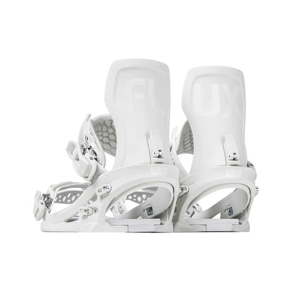 The 2024 Flux XF White Men's Snowboard Binding