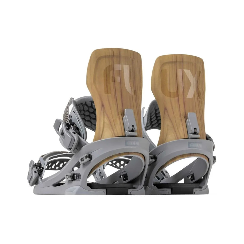 The 2024 Flux XF Wood Men's Snowboard Binding