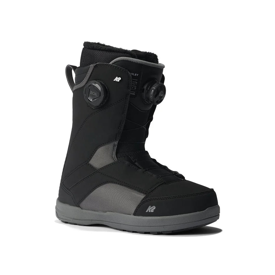 The 2024 K2 Kinsley Black Women's Snowboard Boot