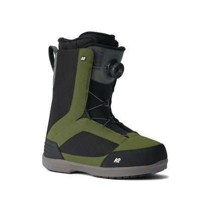 The K2 Raider Boa Moss Men's Snowboard Boot