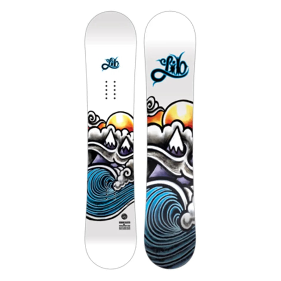 The 2024 Lib Tech Banana Blaster Kid's Snowboard in white