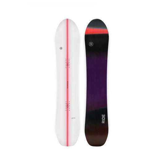 The 2024 Ride Magic Stick Women's Snowboard in white
