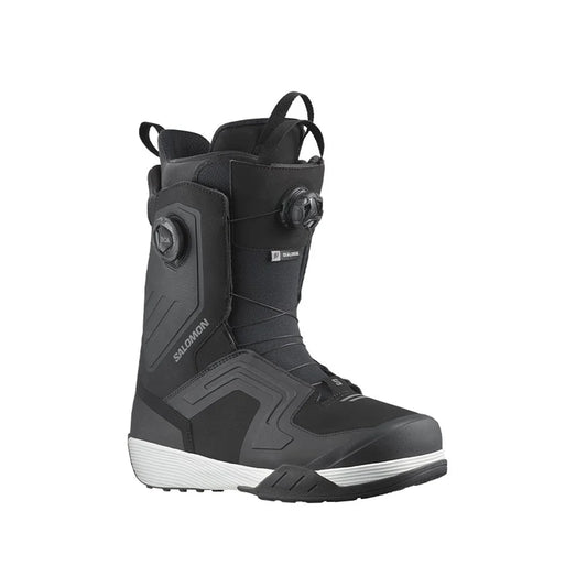 The 2024 Salomon Dialogue Dual Boa Black Snowboard Boot
