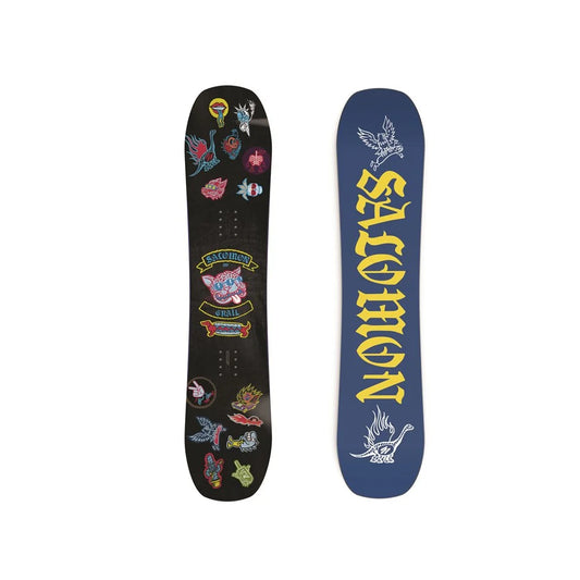 The 2024 Salomon Grail Kid's Snowboard in black