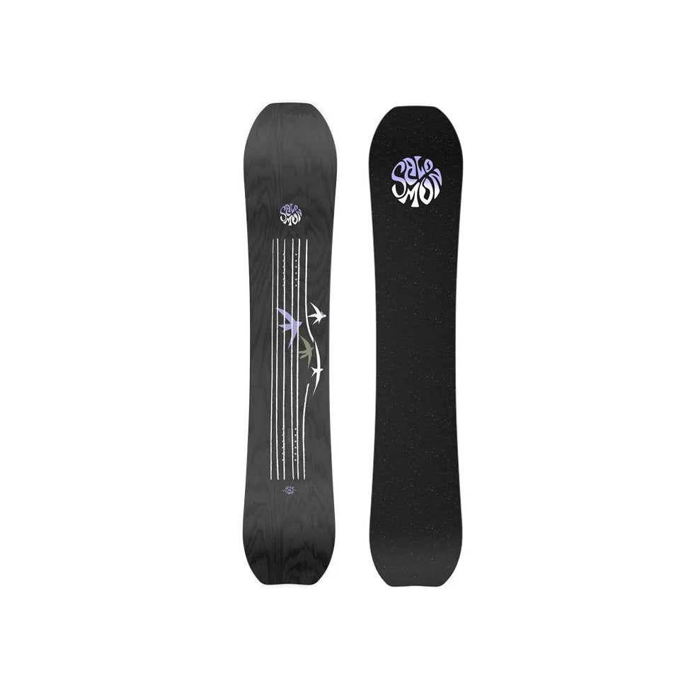 The 2024 Salomon Highpath Men's Snowboard in black