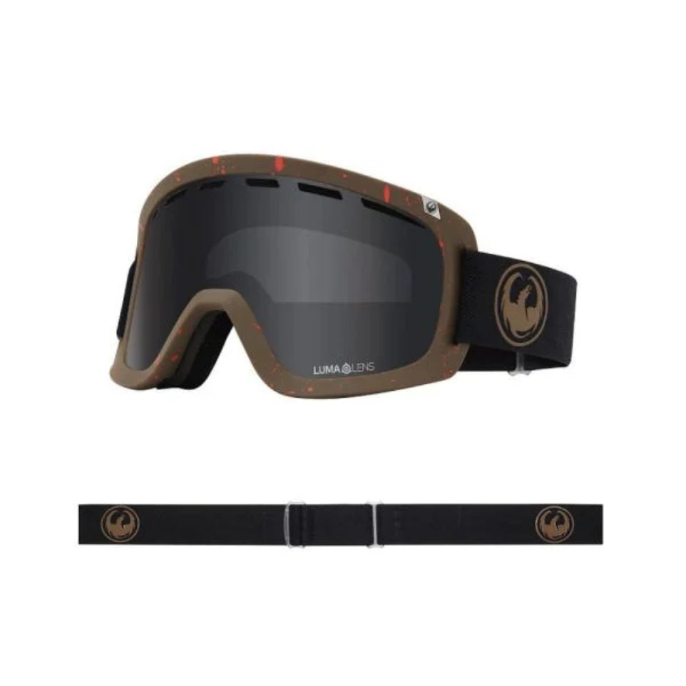 The Dragon D1 OTG Goggles 2024 in Reused/ Lumalens Dark Smoke & Lumalens Amber