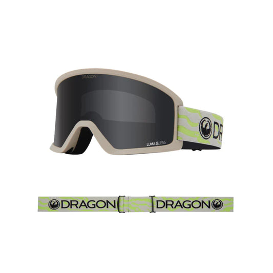 The Dragon DX3 OTG Goggles 2024 in Kelp/ Lumalens Dark Smoke