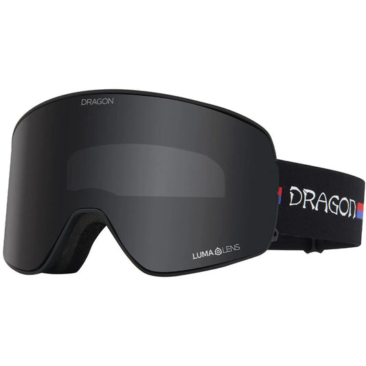 The Dragon NFX2 Low Bridge Goggles 2024 in Blake Paul Signature/ Lumalens Dark Smoke & Lumalens Violet