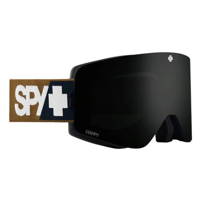 The SPY Marauder SE Goggles 2024 in Sand/ Happy Lens Gray Black Mirror & Happy Lens LL Persimmon Silver Mirror