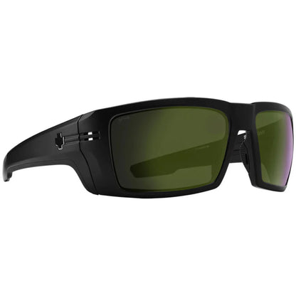 The SPY Rebar Ansi Sunglasses 2024 in Matte Black/ Happy Polar Olive Spectra