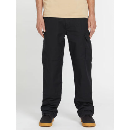 The Volcom Caliper Relaxed Work Pant 2024 in Black