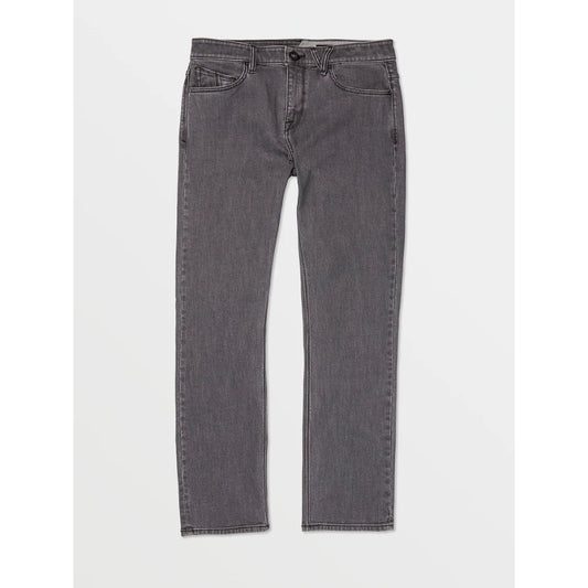 The Volcom Solver Denim Jeans 2024 in Easy Enzyme Grey (EGG)