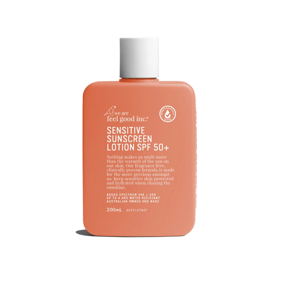 The We Are Feel Good SPF 50+ Sunscreen 2024 in Sensitive200ml
