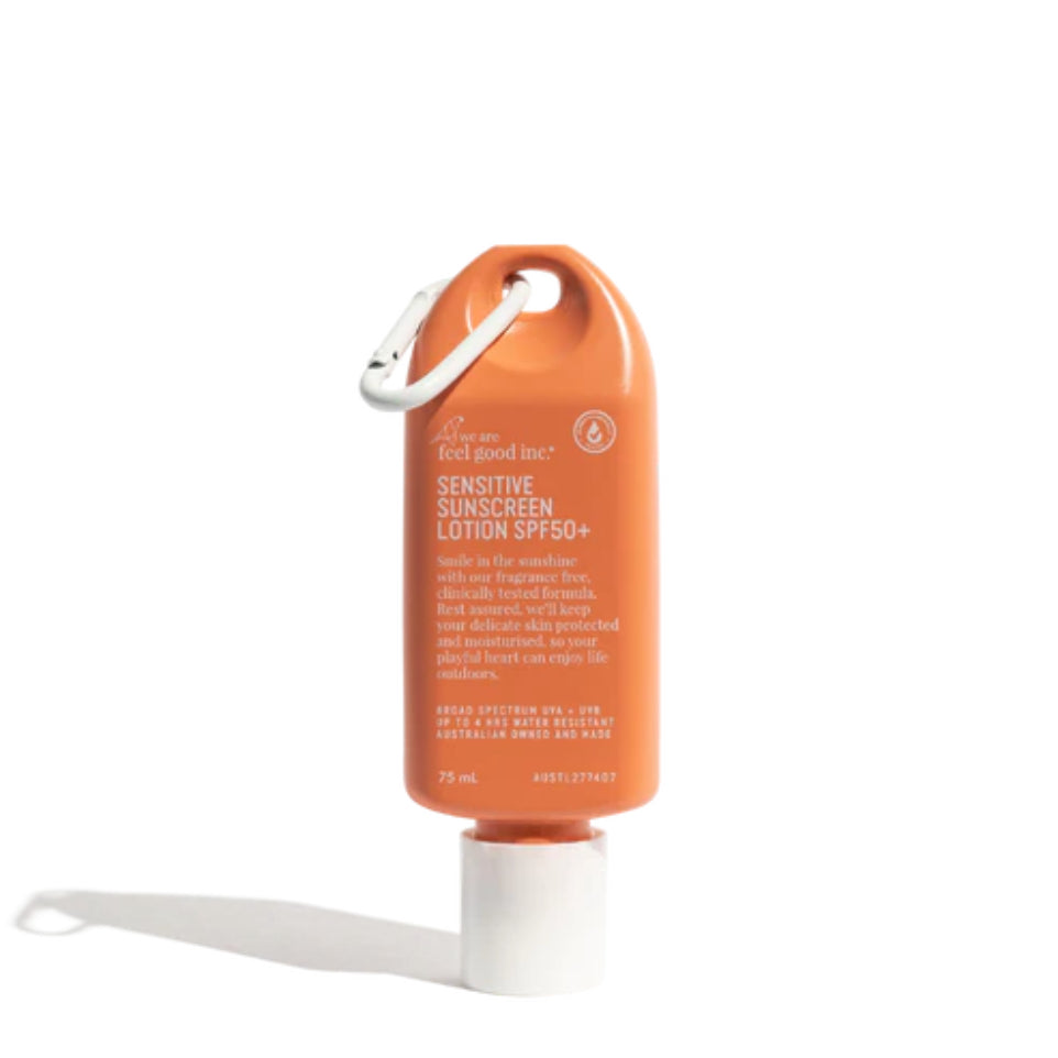 The We Are Feel Good SPF 50+ Sunscreen 2024 in Sensitive 75ml