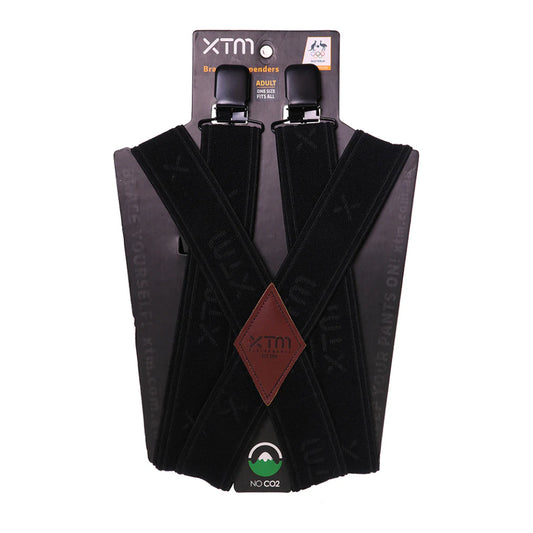 The XTM Brace Suspenders 2024 in Black