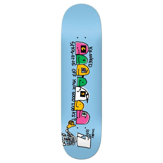 The Krooked Thumbs Up Sebo Skateboard Deck in Thumbs Up