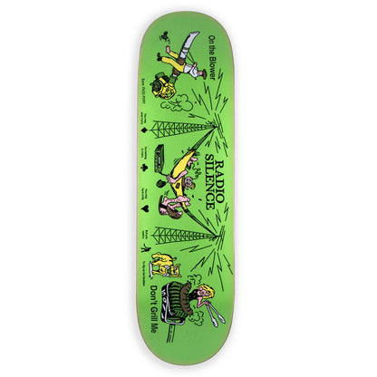The Passport Eyeball Series Skateboard Deck in Radio Silence