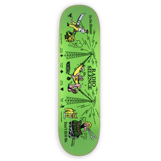 The Passport Eyeball Series Skateboard Deck in Radio Silence