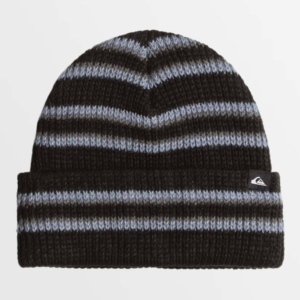 The Quiksilver Split Beanie 2025 in True Black