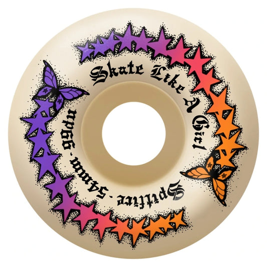 The Spitfire F4 99d SKTGRL Skateboard Wheels in Radials