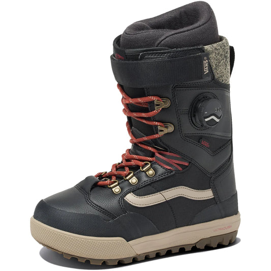 The Vans Luna Ventana Pro Women's Snowboard Boots 2025 in Black/Red