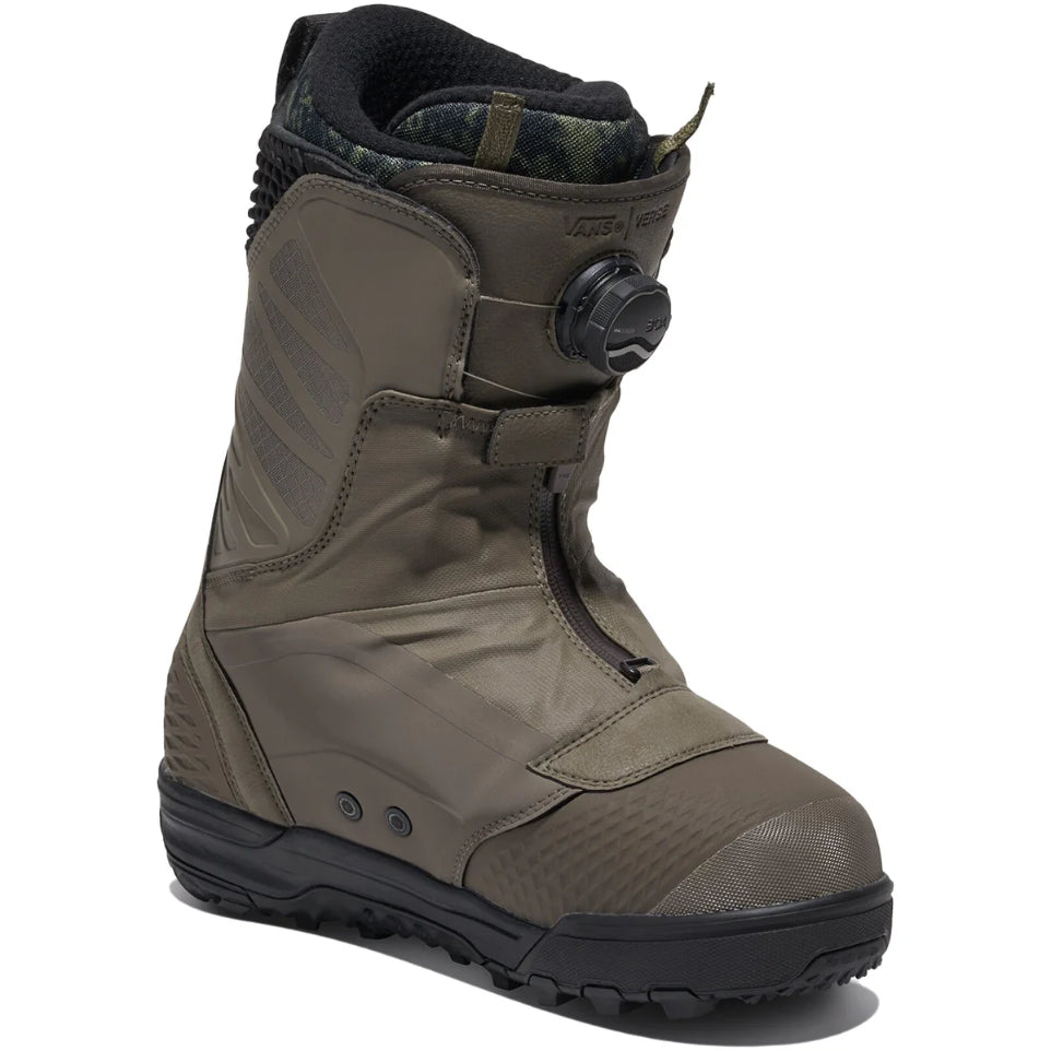 The Vans Verse Parker Szumowski Men's Snowboard Boots 2025 in Black/Bungee Cord 