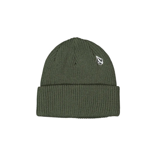The Volcom Full Stone Beanie 2025 in Light Olive/LTO
