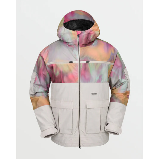 The Volcom Nightbreaker 20K Men's Jacket 2025 in Grey