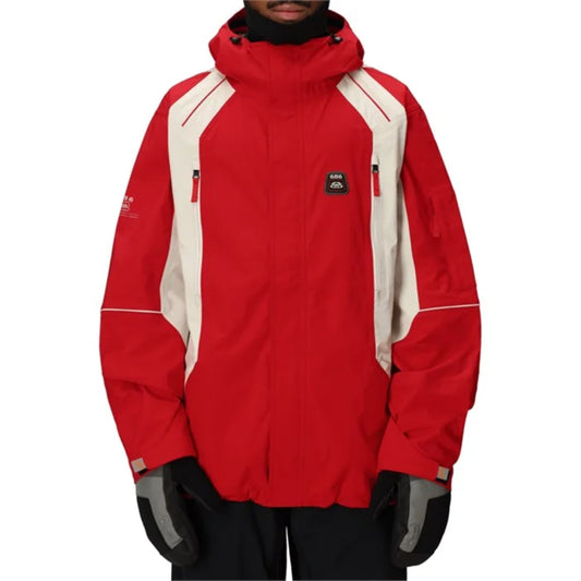 The 686 2002 X3 Shell Men's Jacket in True Red