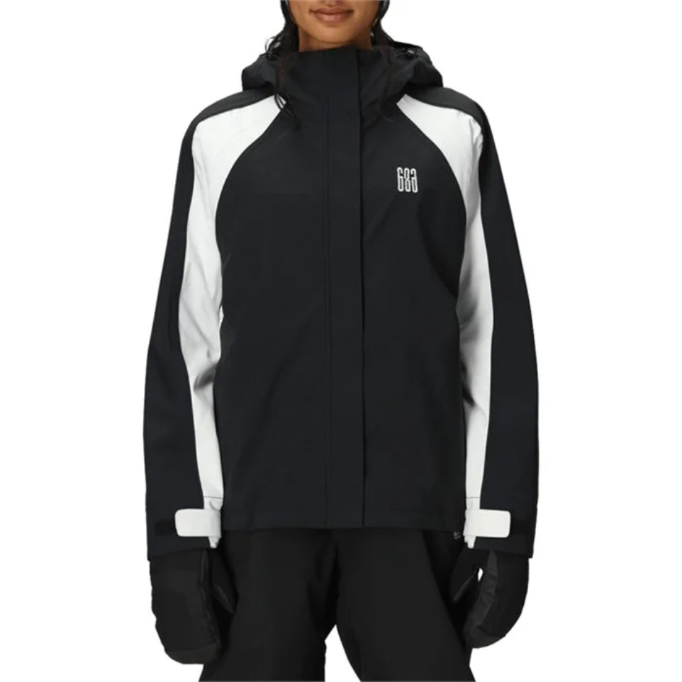 The 686 Hologram Shell Women's Jacket in Black