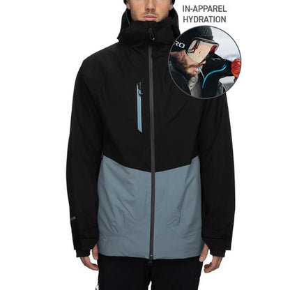 The 686 Men's GLCR Hydrastash Reserve Insulated Jacket 2022 in Goblin 1