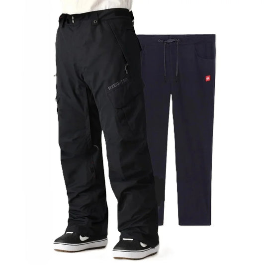 The 686 Smarty 3 In 1 Men's Cargo Pants in Black