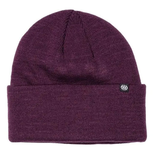 The 686 Standard Roll Up Beanie 2023 in Plum