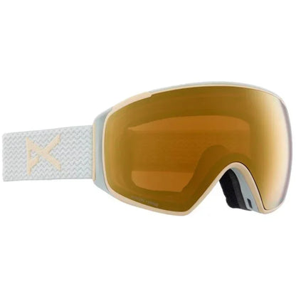 The Anon M4S Toric Goggles, Bonus Lens & MFI Facemask 2023 in Jade Perceive Sun Bronze