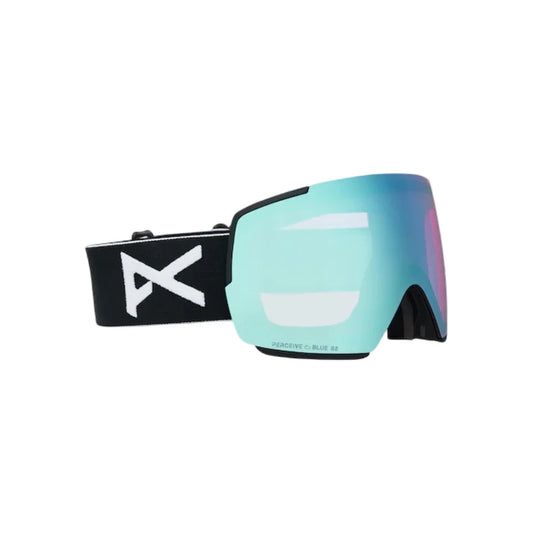 The Anon M5 Goggles, MFI Facemask & Spare Lens 2026 in Black, Perceive Variable Blue & Perceive Cloudy Pink