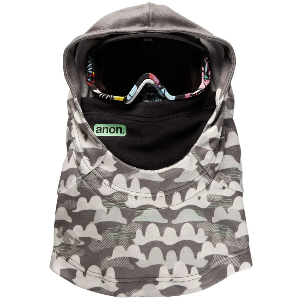 The Anon MFI Hooded Kid's Balaclava 2023 in Mountain Stone